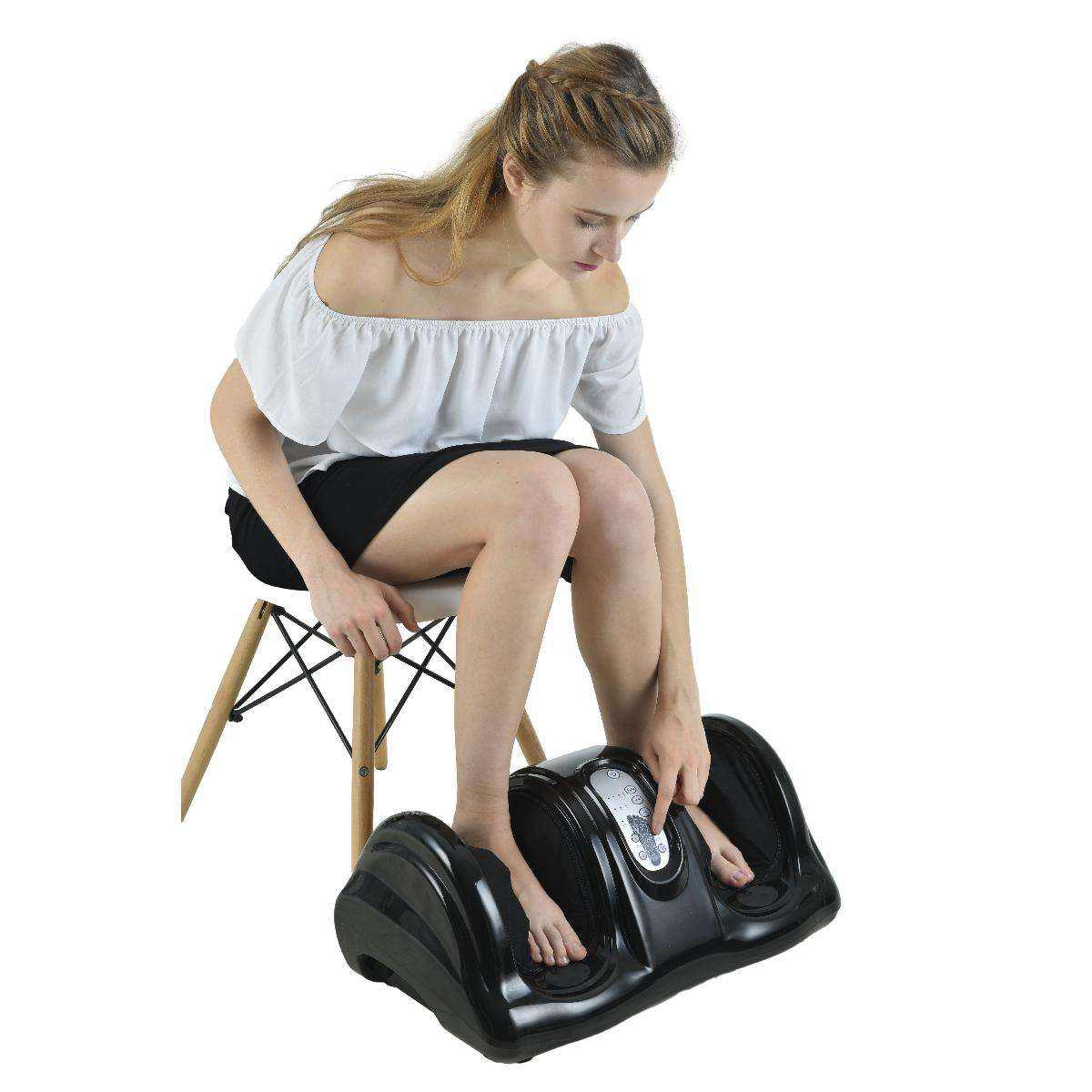 Electric Foot Massager – 3-in-1 Relaxation with Heat, Vibration & Kneading